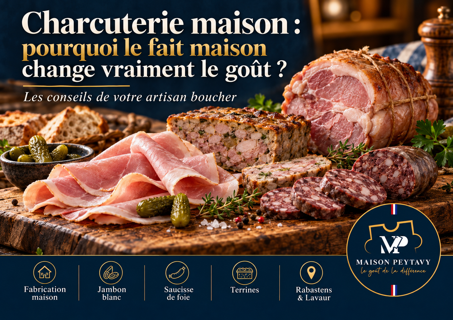Charcuterie maison : pourquoi le fait maison change vraiment le goût ?
