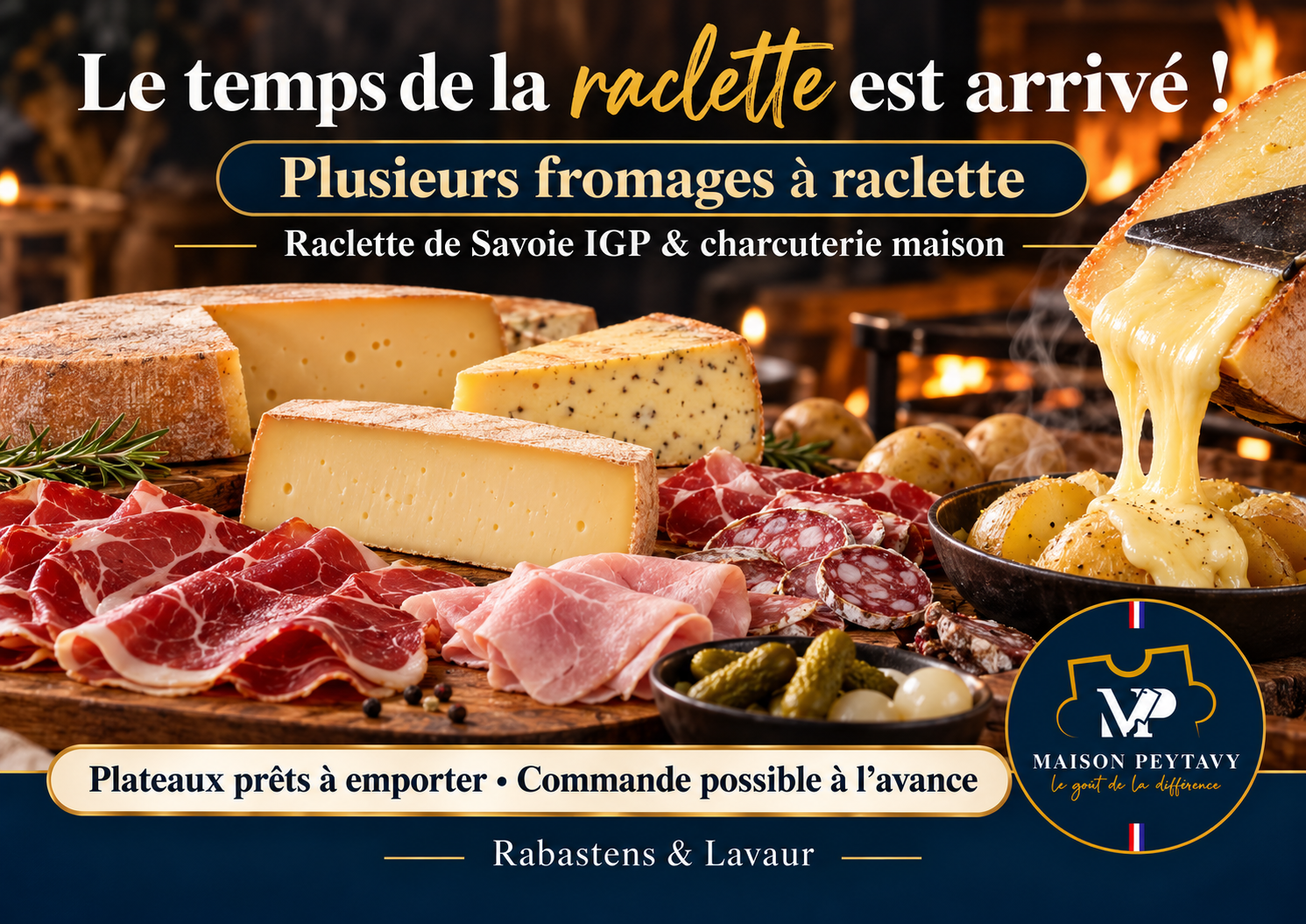 Le temps de la raclette est arrivé chez Maison Peytavy